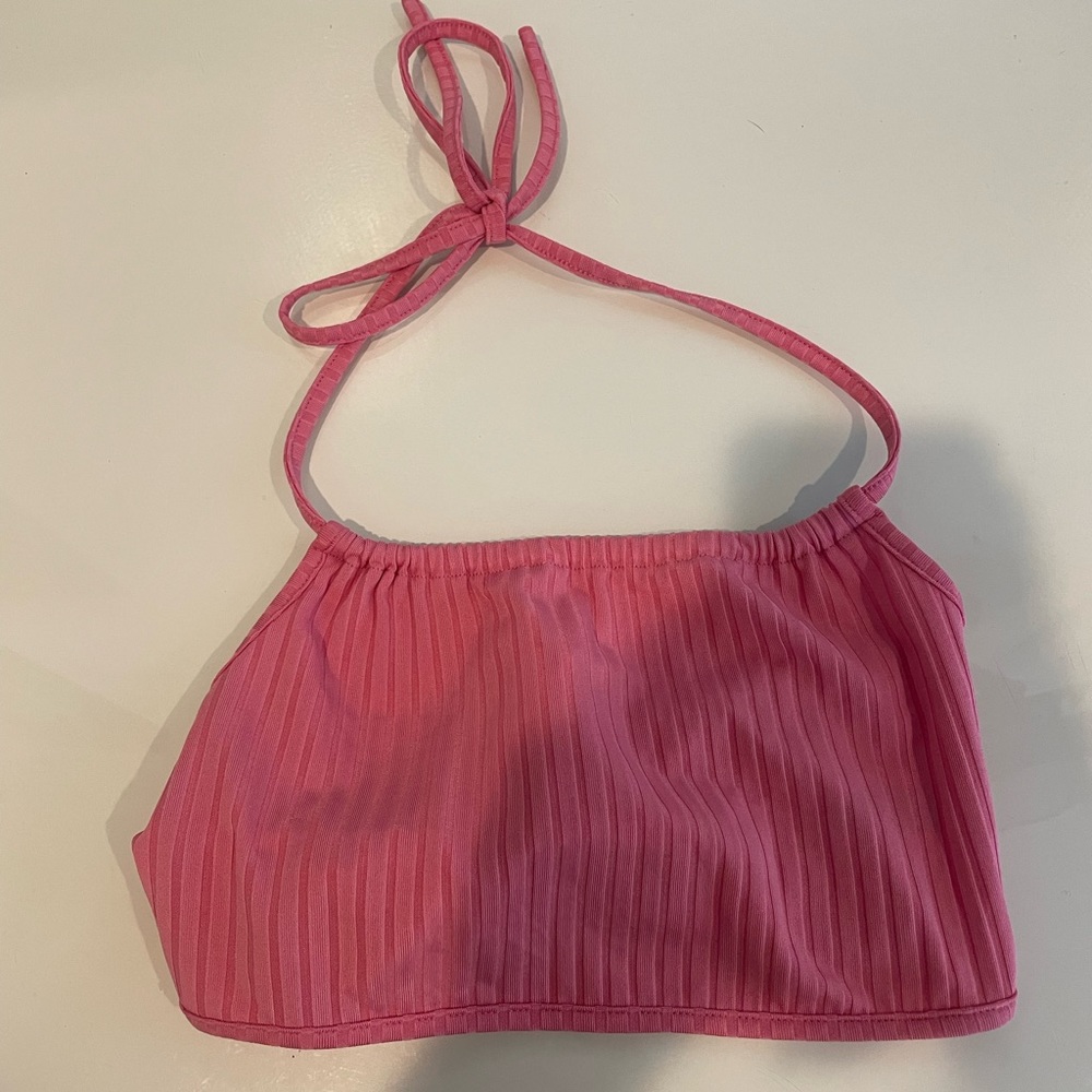 Pink summer crop top